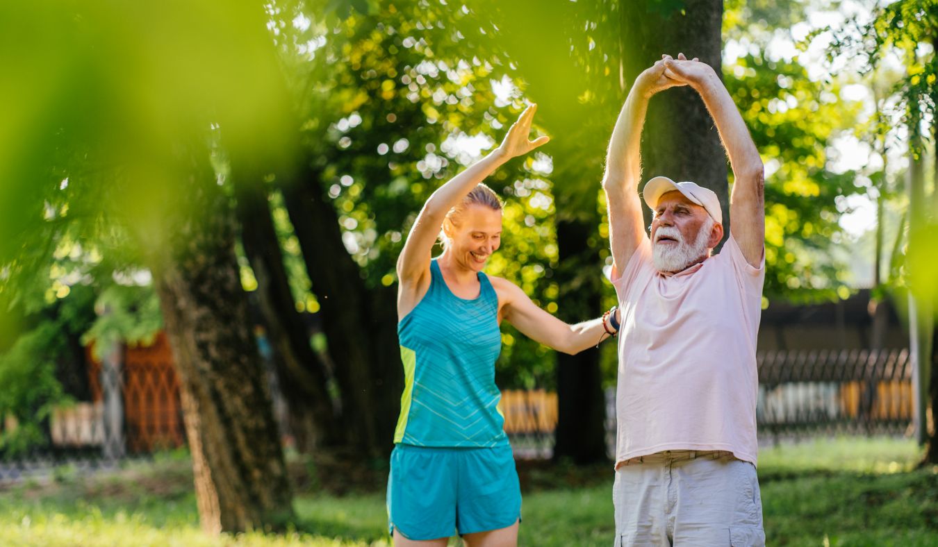 Patient outdoor exercise