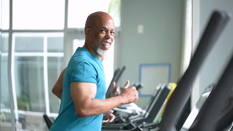 Patient working out at gym